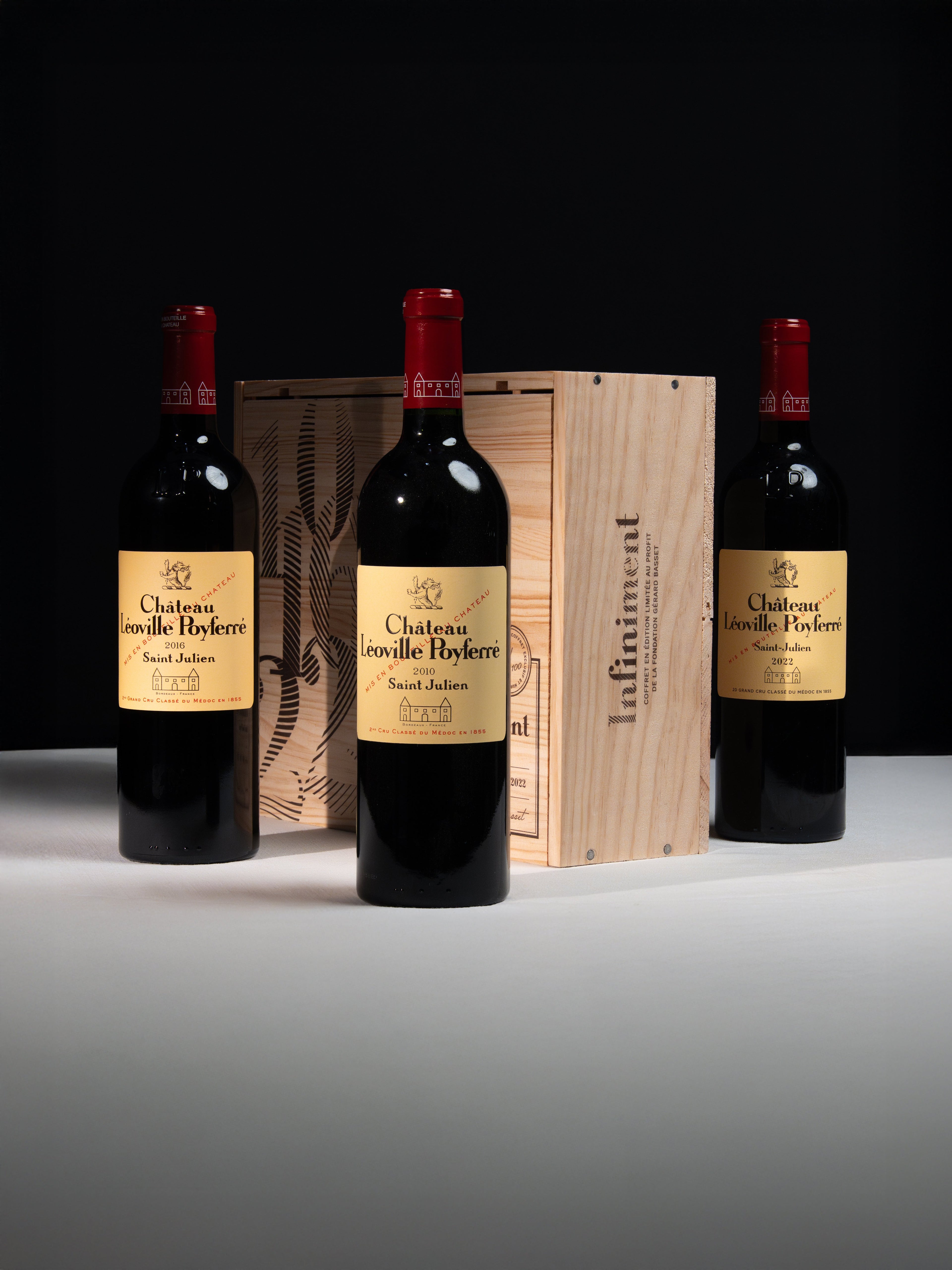 "Infiniment" : un coffret du Château Léoville Poyferré au profit de la Fondation Gérard Basset